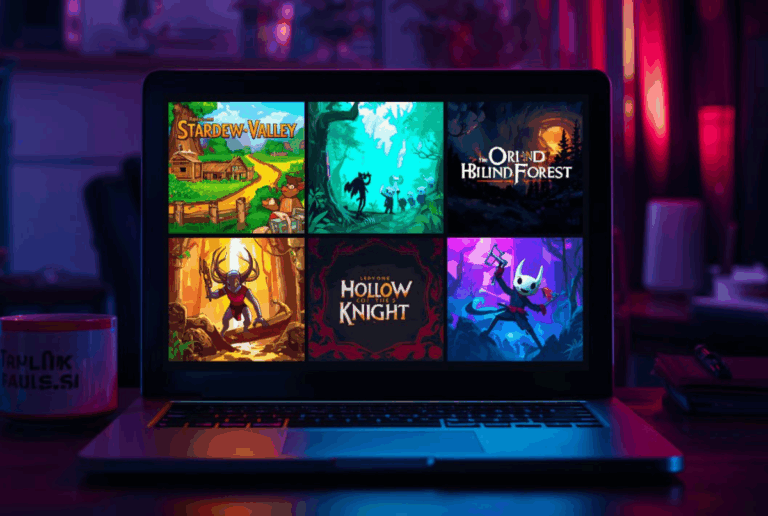7 game PC ringan dengan grafis memukau di layar laptop