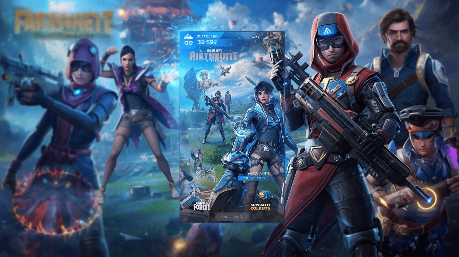 Antarmuka game populer dengan konten update terbaru