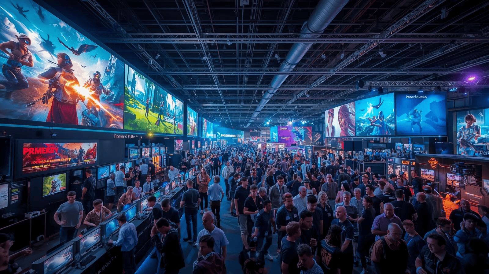 Pameran game internasional yang menunjukkan ketatnya persaingan industri game.