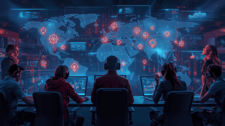 Persaingan global dalam industri game digital modern.