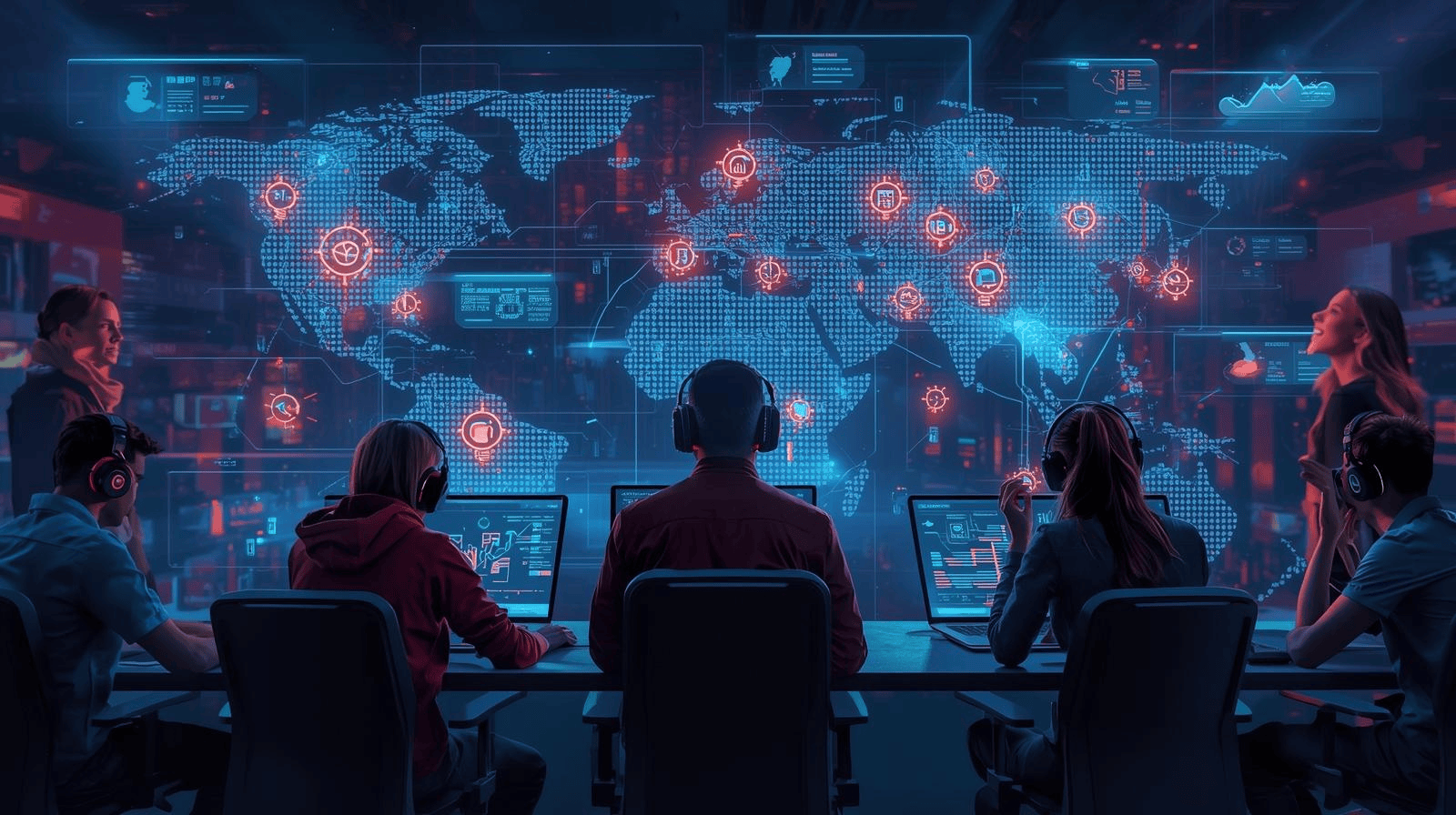 Persaingan global dalam industri game digital modern.