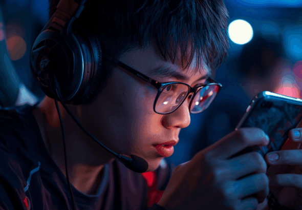 Pemain Mobile Legends fokus membaca minimap sebagai bagian dari strategi makro