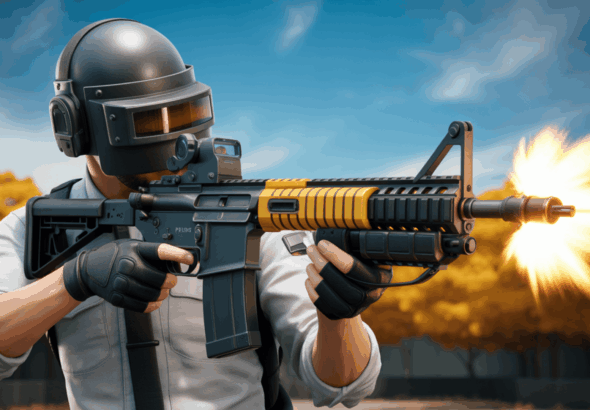 Pemain PUBG Mobile mengontrol recoil dengan stabil