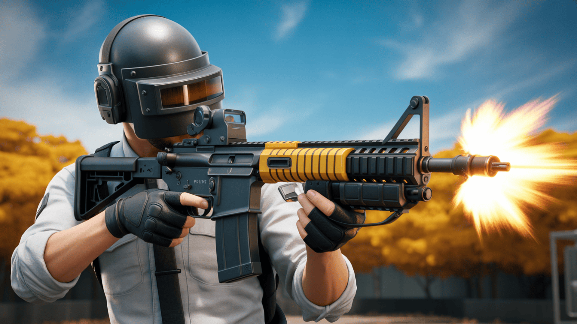 Pemain PUBG Mobile mengontrol recoil dengan stabil